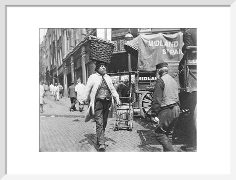 A fish porter at Billingsgate 1893