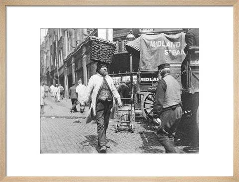 A fish porter at Billingsgate 1893