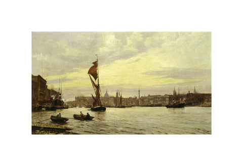 Evening in the Pool River Thames 1890