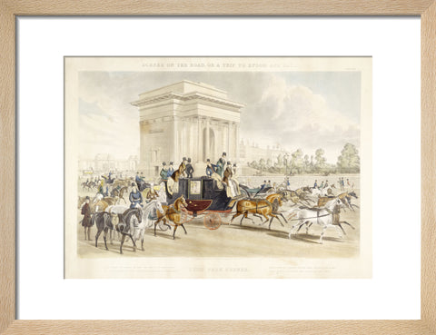 Scenes on the road or a trip to Epsom and back. Hyde Park Corner 1838
