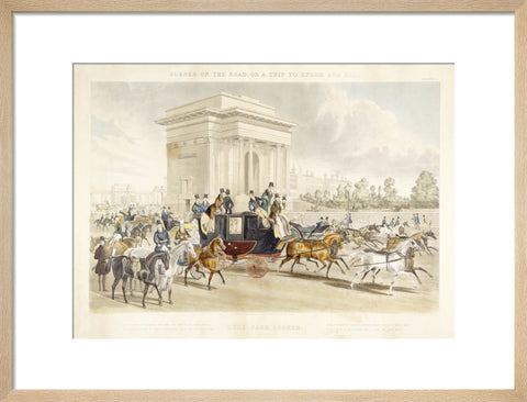 Scenes on the road or a trip to Epsom and back. Hyde Park Corner 1838