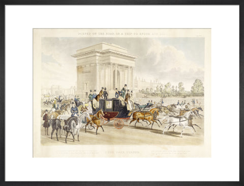 Scenes on the road or a trip to Epsom and back. Hyde Park Corner 1838