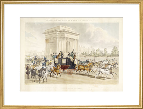 Scenes on the road or a trip to Epsom and back. Hyde Park Corner 1838