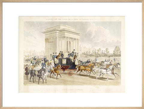 Scenes on the road or a trip to Epsom and back. Hyde Park Corner 1838