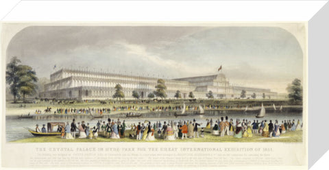 Crystal Palace in Hyde Park: 1850