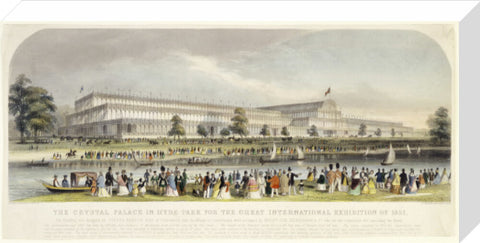 Crystal Palace in Hyde Park: 1850