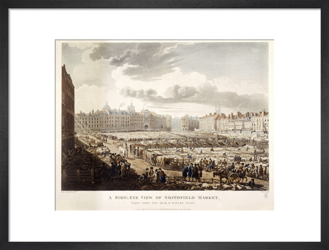 A Bird's Eye View of Smithfield Market 1811