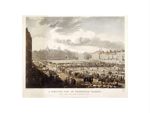 A Bird's Eye View of Smithfield Market 1811