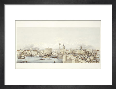 View of London from the South Bank 19th century