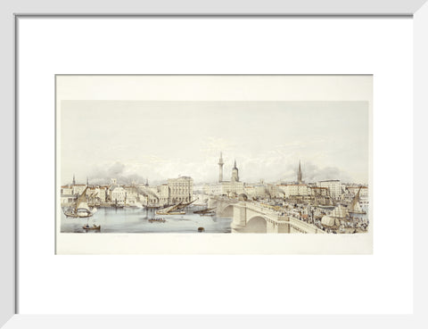 View of London from the South Bank 19th century