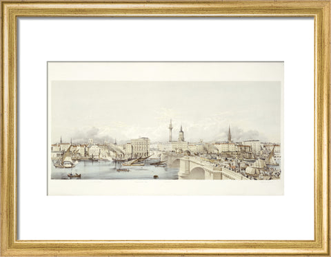 View of London from the South Bank 19th century