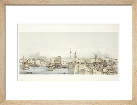 View of London from the South Bank 19th century