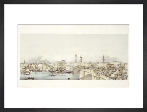 View of London from the South Bank 19th century