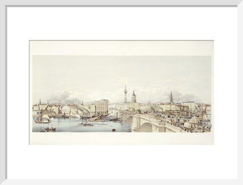 View of London from the South Bank 19th century