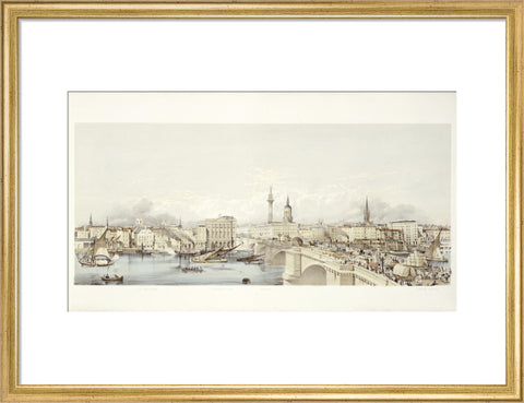View of London from the South Bank 19th century