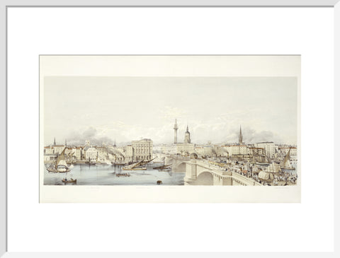 View of London from the South Bank 19th century