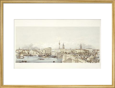 View of London from the South Bank 19th century