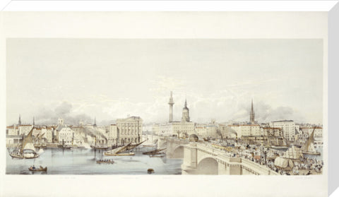 View of London from the South Bank 19th century