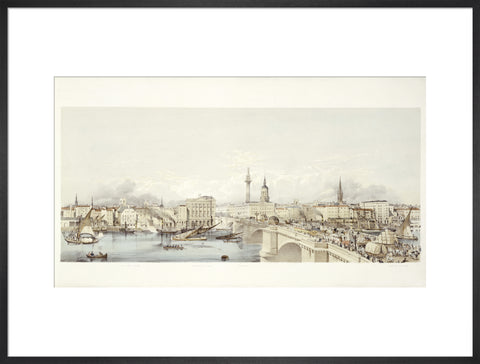 View of London from the South Bank 19th century