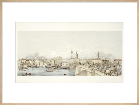 View of London from the South Bank 19th century