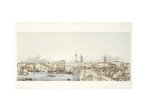 View of London from the South Bank 19th century