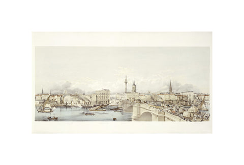 View of London from the South Bank 19th century