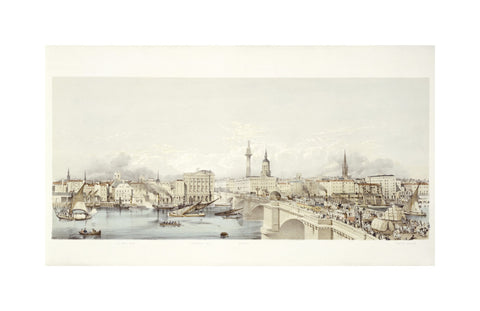 View of London from the South Bank 19th century