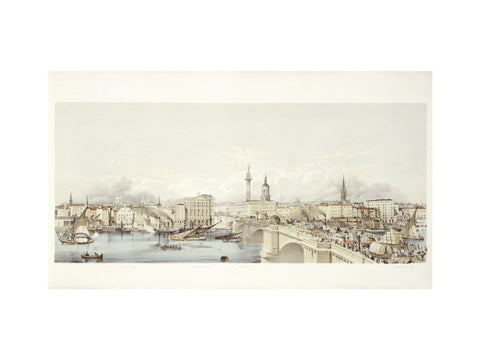 View of London from the South Bank 19th century