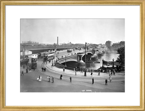 Blackfriars Bridge and Bankside 20th century