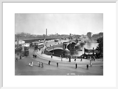 Blackfriars Bridge and Bankside 20th century