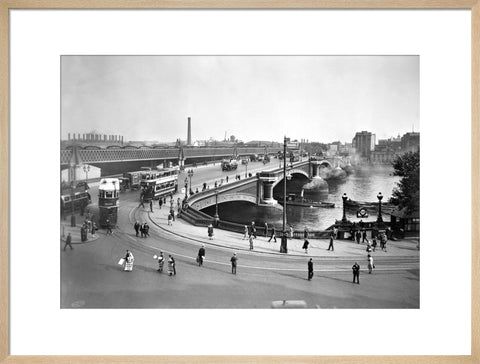 Blackfriars Bridge and Bankside 20th century