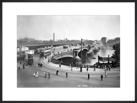Blackfriars Bridge and Bankside 20th century