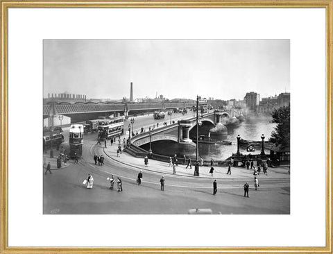 Blackfriars Bridge and Bankside 20th century