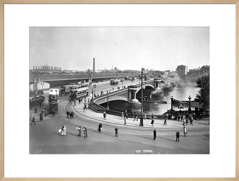 Blackfriars Bridge and Bankside 20th century