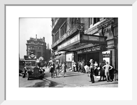 Outside Blackfriars Station 20th century