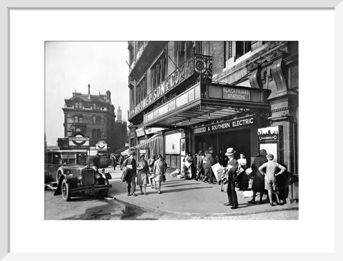 Outside Blackfriars Station 20th century
