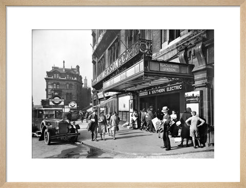 Outside Blackfriars Station 20th century