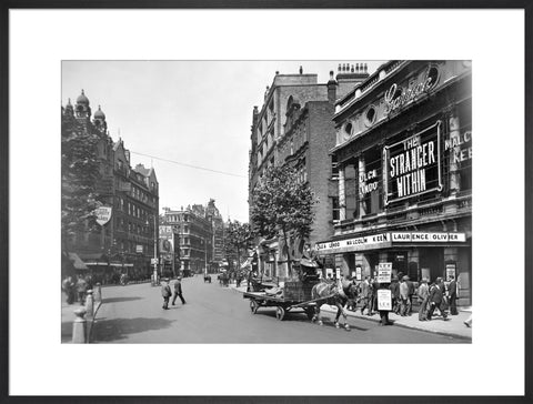 View of Charing Cross Road and the Garrick Theatre 1929
