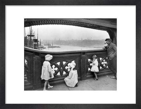 Children on the Tower Bridge 20th century