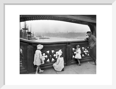 Children on the Tower Bridge 20th century
