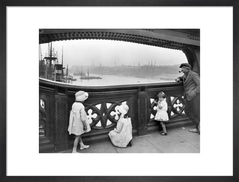 Children on the Tower Bridge 20th century