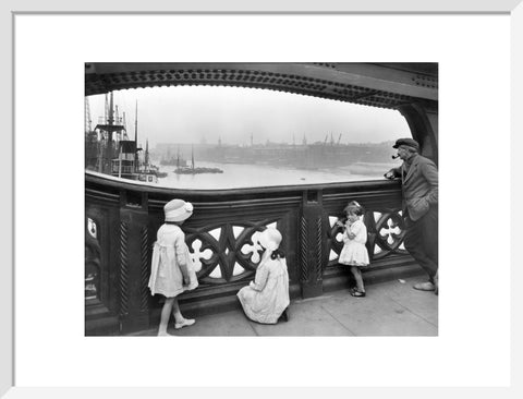 Children on the Tower Bridge 20th century