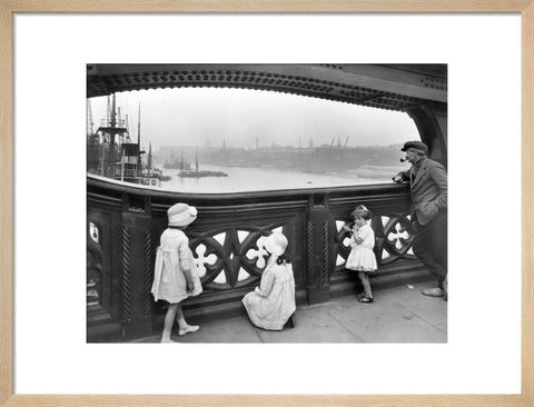 Children on the Tower Bridge 20th century
