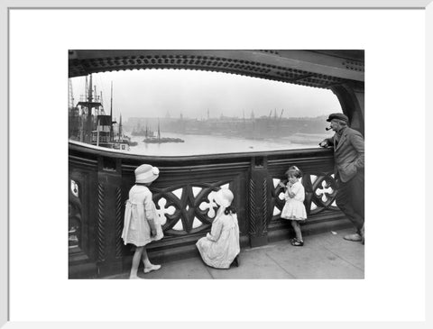 Children on the Tower Bridge 20th century