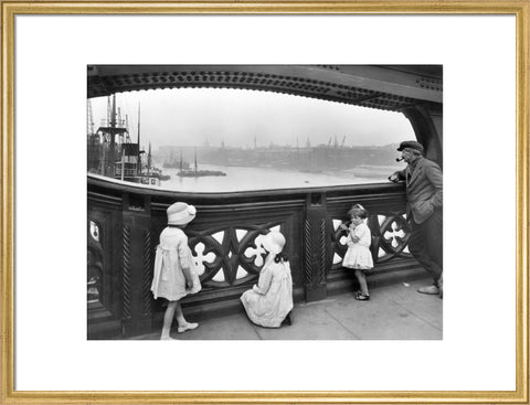 Children on the Tower Bridge 20th century
