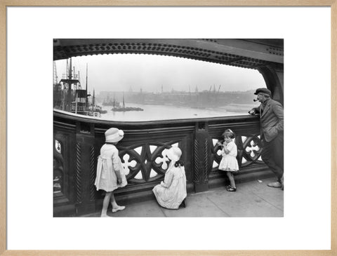 Children on the Tower Bridge 20th century