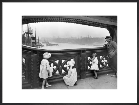 Children on the Tower Bridge 20th century