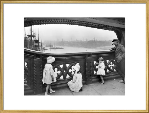 Children on the Tower Bridge 20th century