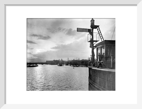Sunset over the Upper Pool from Tower Bridge 20th century