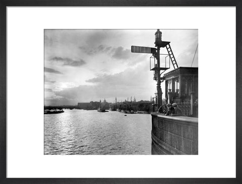 Sunset over the Upper Pool from Tower Bridge 20th century